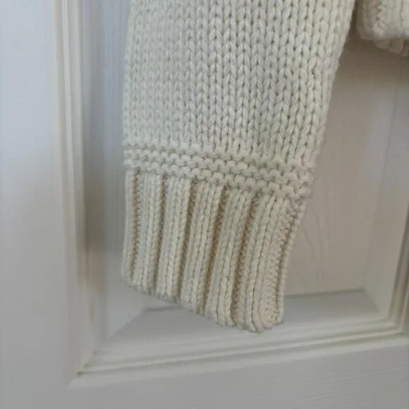 1901 Cream Shawl Collar Button Cardigan Sweater Size Small - Picture 8 of 11